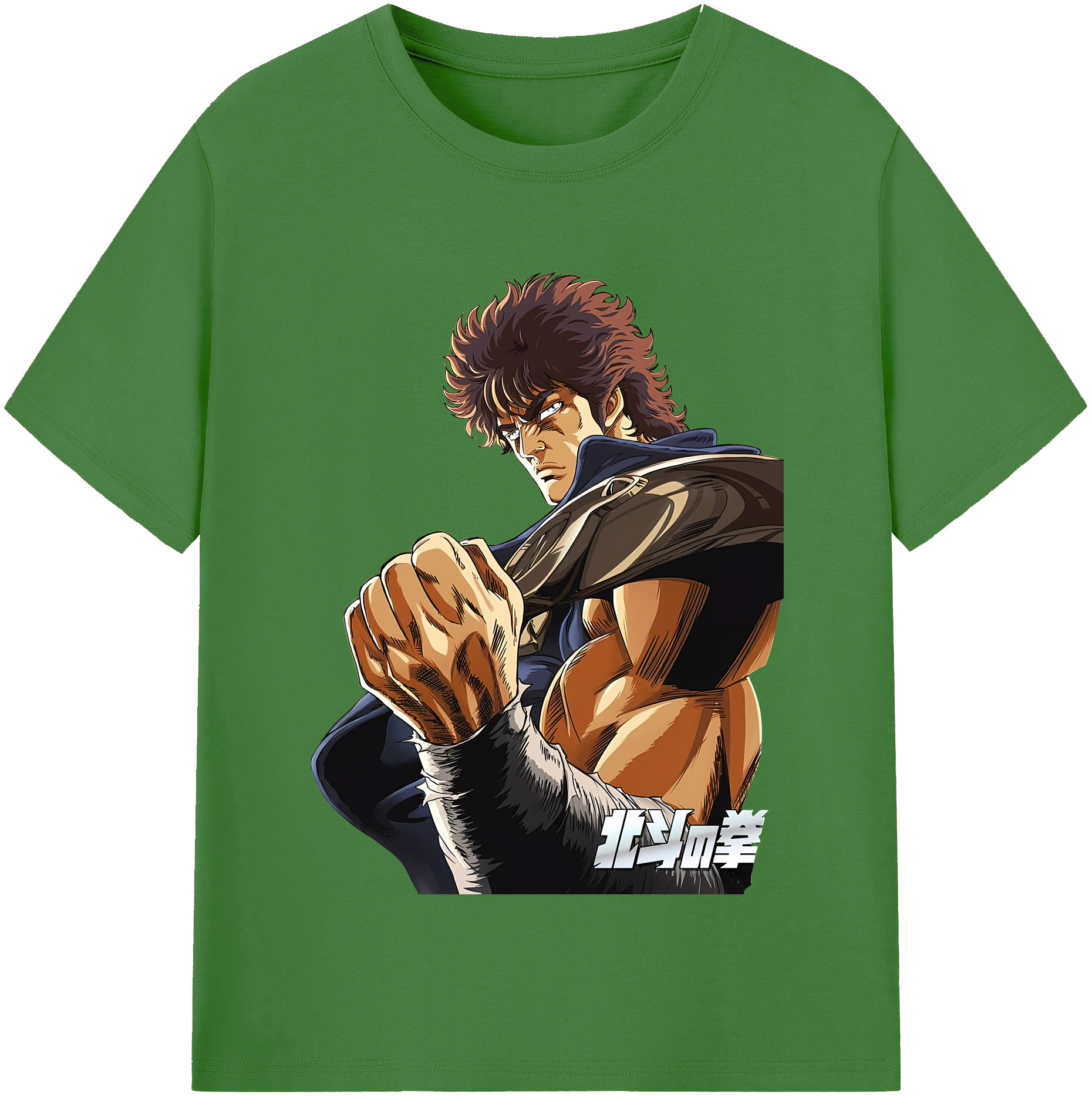 （画像用） 北斗の拳 Fist of the North Star レディースカジュアルプリントTシャツ（綿100％）
